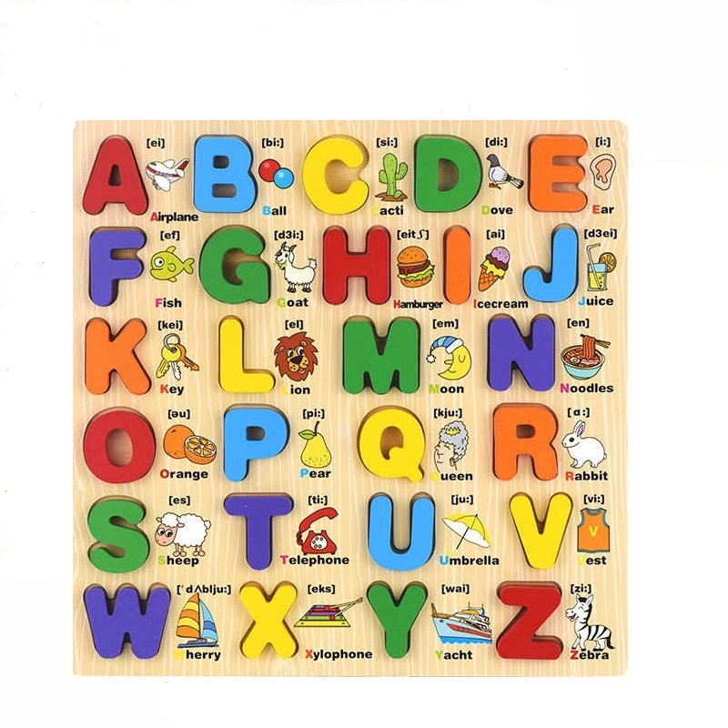 Educational Wooden Letters ABC