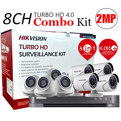 HIKVISION Full HD 2MP  8Channel Set