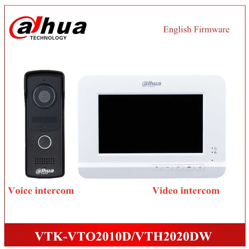 Dahua Video Intercom & Voice intercom KIT 7 inch display 2MP Video Doorbell.